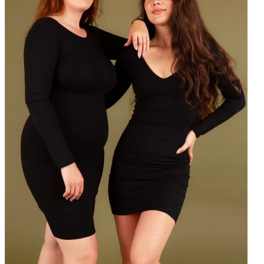 Manners London Reversible V-neck Mini Dress in Black - XS / Black, NWOT